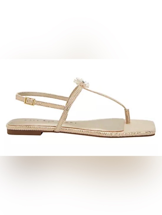 Katy Perry Collections Shoes - THE CHECKED IN SLIDE CRUSHED METALLIC
CHAMPAGNE